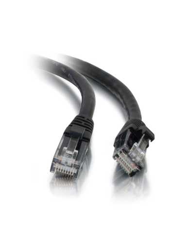 C2G Cable de conexión de red de 5 m Cat5e sin blindaje y con funda (UTP), color negro