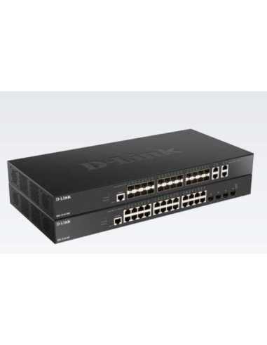 D-Link DXS-1210-28T switch Gestionado L2 L3 10G Ethernet (100 1000 10000) 1U Negro
