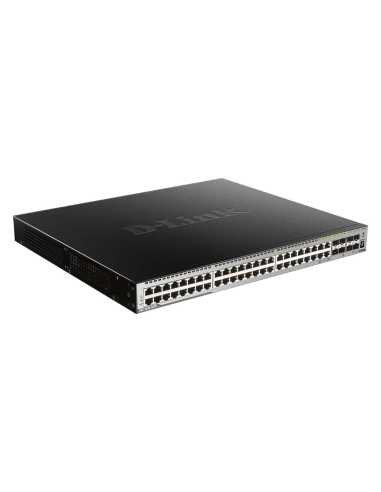 D-Link DGS-3630-52PC SI switch Gestionado L3 Gigabit Ethernet (10 100 1000) Energía sobre Ethernet (PoE) Negro, Gris