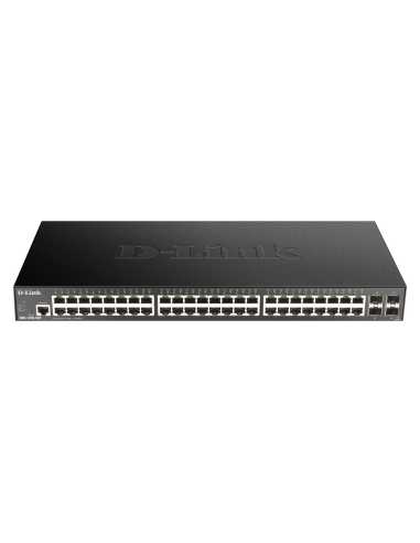 D-Link DGS-1250-52X switch Gestionado L3 Gigabit Ethernet (10 100 1000) Negro
