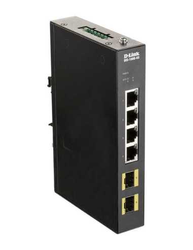 D-Link DIS-100G-6S switch No administrado Gigabit Ethernet (10 100 1000) Negro