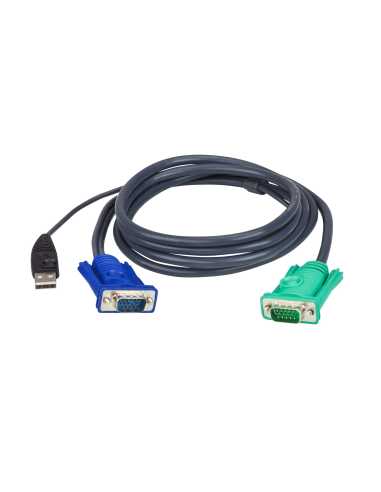 ATEN Cable KVM USB con SPHD 3 en 1 de 5 m