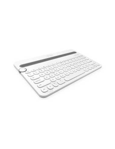 Logitech Bluetooth® Multi-Device Keyboard K480 teclado QWERTZ Alemán Blanco