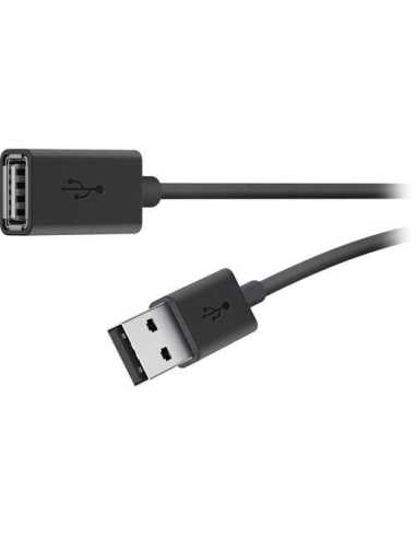 Belkin USB 2.0 A M F 4.8m cable USB 4,8 m USB A Negro