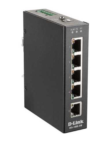 D-Link DIS-100E-5W switch No administrado L2 Fast Ethernet (10 100) Negro