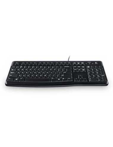 Logitech Keyboard K120 for Business teclado USB QWERTZ Checa Negro