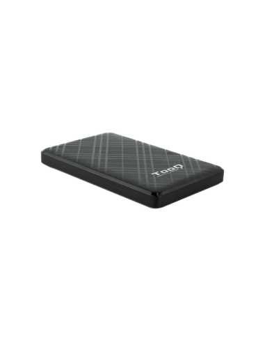 TooQ Caja Externa para Discos de 2,5” HDD SSD, Negro