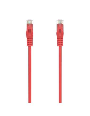 AISENS Cable de Red Latiguillo RJ45 LSZH Cat.6A 500 Mhz UTP AWG24, Rojo, 1.5M