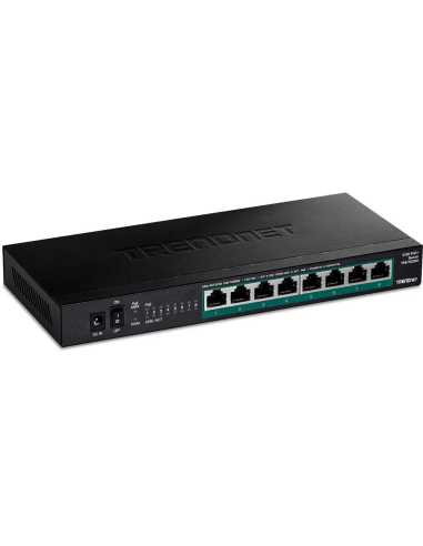 Trendnet TPE-TG380 switch No administrado 2.5G Ethernet (100 1000 2500) Energía sobre Ethernet (PoE) Negro