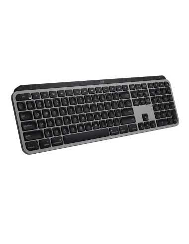 Logitech MX Keys f Mac teclado RF Wireless + Bluetooth AZERTY Francés Gris