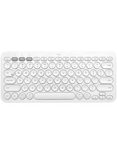 Logitech K380 Multi-Device teclado Bluetooth QWERTZ Alemán Blanco