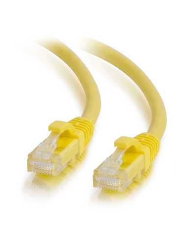 C2G Cable de conexión de red de 3 m Cat6 sin blindaje y con funda (UTP), color amarillo