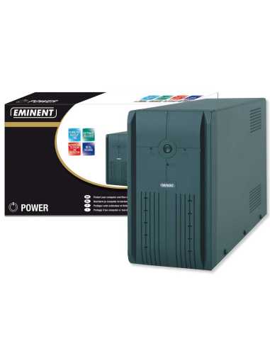 Eminent UPS 600VA sistema de alimentación ininterrumpida (UPS) 0,6 kVA 360 W
