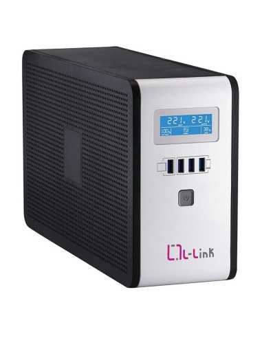 L-Link LL-7716 sistema de alimentación ininterrumpida (UPS) Línea interactiva 1,6 kVA 900 W 2 salidas AC