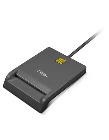 NOX Lite Card ID lector de tarjeta inteligente Interior USB USB 2.0 Negro