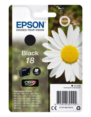Epson Daisy Cartucho 18 negro (etiqueta RF)