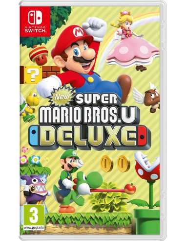 Nintendo New Super Mario Bros. U Deluxe, Switch De lujo Inglés, Español Nintendo Switch