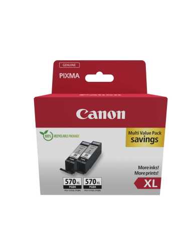 Canon 0318C010 cartucho de tinta 2 pieza(s) Original Alto rendimiento (XL) Negro