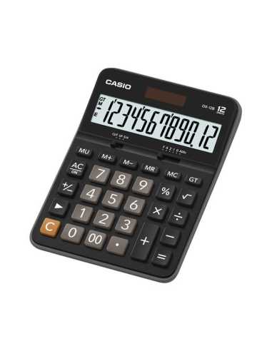 Casio DX-12B calculadora Escritorio Calculadora básica Negro
