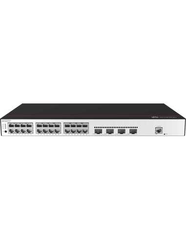 Huawei CloudEngine S5735-L24P4S-A-V2 Gestionado L3 Gigabit Ethernet (10 100 1000) Energía sobre Ethernet (PoE) 1U Negro, Plata