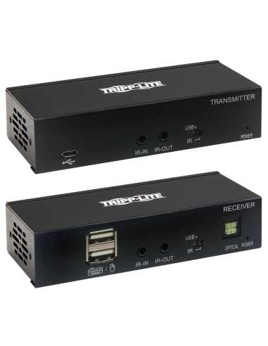 Tripp Lite B127A-1A1-BHBH extensor audio video Transmisor y receptor de señales AV Negro
