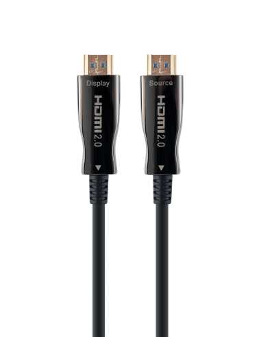 Gembird CCBP-HDMID-AOC-20M cable HDMI HDMI tipo A (Estándar) Negro