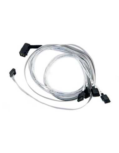 Microchip Technology 2280000-R cable Serial Attached SCSI (SAS) 0,8 m 6 Gbit s Blanco