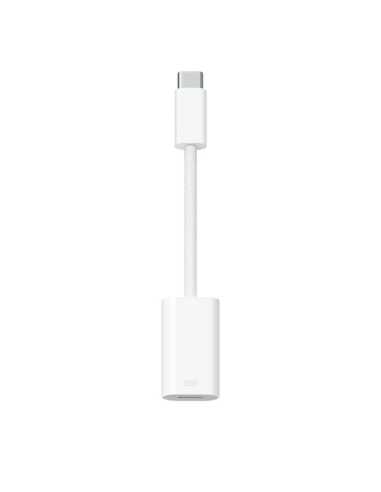 Apple MUQX3ZM A cambiador de género para cable USB Type-C Lightning Blanco