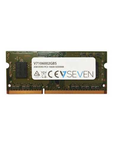 V7 2GB DDR3 PC3-10600 - 1333mhz SO DIMM Notebook módulo de memoria - V7106002GBS