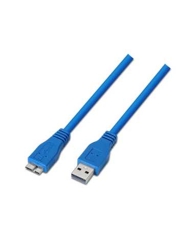 AISENS A105-0048 cable USB 2 m USB 3.2 Gen 1 (3.1 Gen 1) USB A Micro-USB B Azul