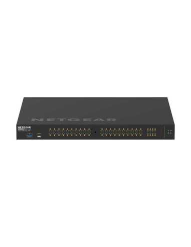 Kramer Electronics M4250-40G8F-PoE+ (GSM4248P) Gestionado Gigabit Ethernet (10 100 1000) Energía sobre Ethernet (PoE) 1U Negro