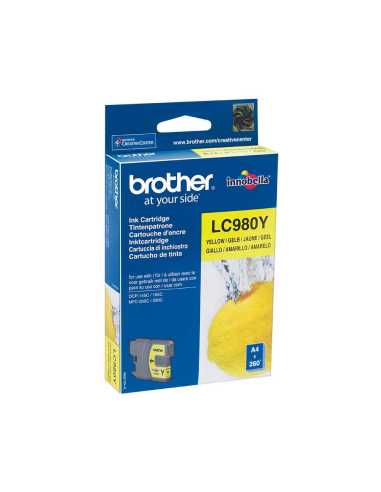 Brother LC-980Y cartucho de tinta 1 pieza(s) Original Amarillo