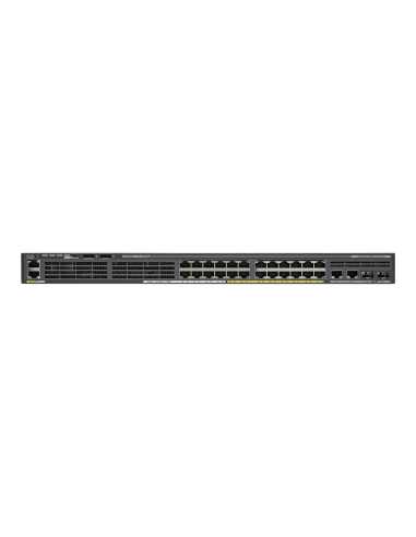 Cisco Catalyst WS-C2960X-24PSQ-L switch Gestionado L2 Gigabit Ethernet (10 100 1000) Energía sobre Ethernet (PoE) Negro