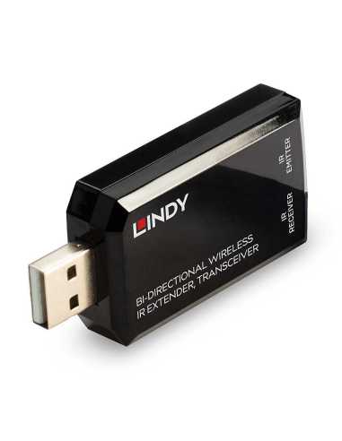 Lindy 38331 extensor audio video Transmisor y transmisor-receptor de señales AV Negro