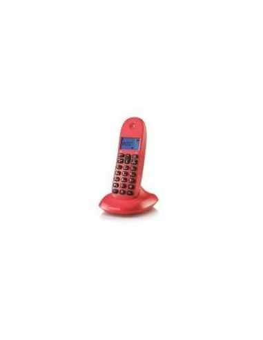 Motorola C1001 Teléfono DECT Identificador de llamadas Cereza (fruta)