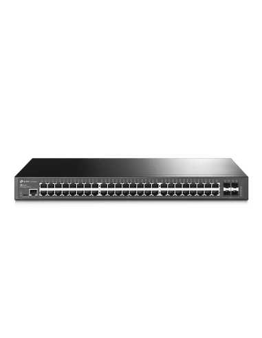 TP-Link JetStream TL-SG3452 switch Gestionado L2 Gigabit Ethernet (10 100 1000) 1U Negro