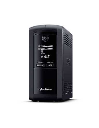 CyberPower VP1000ELCD sistema de alimentación ininterrumpida (UPS) Línea interactiva 1 kVA 550 W 4 salidas AC