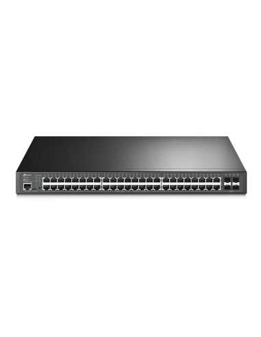 TP-Link JetStream TL-SG3452P switch Gestionado L2 L3 Gigabit Ethernet (10 100 1000) Energía sobre Ethernet (PoE) 1U Negro