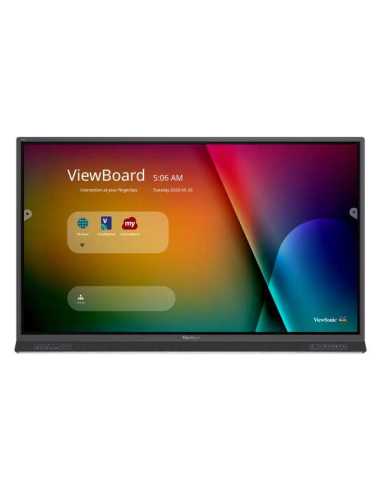 Viewsonic IFP7552-1B pantalla de señalización Panel plano interactivo 190,5 cm (75") LCD Wifi 400 cd m² 4K Ultra HD Negro
