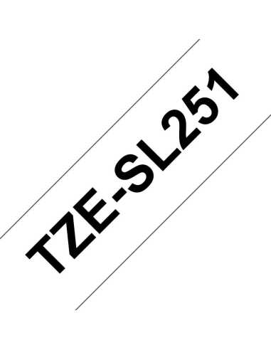 Brother TZESL251 cinta para impresora Negro