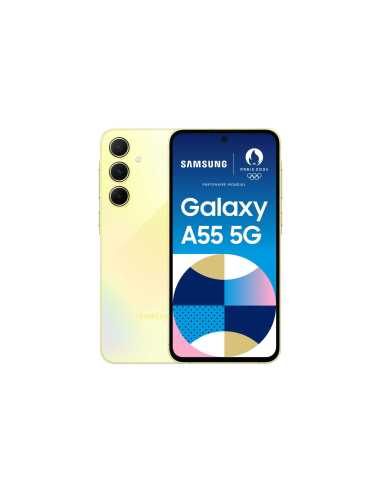 Samsung Galaxy A55 5G 16,8 cm (6.6") Ranura híbrida Dual SIM Android 14 USB Tipo C 8 GB 256 GB 5000 mAh Amarillo