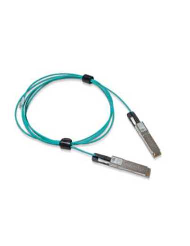Nvidia MFS1S00-H005V Cable de fibra óptica e InfiniBand 5 m QSFP56 Negro, Azul