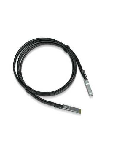 Nvidia MCP1660-W02AE26 Cable de fibra óptica e InfiniBand 2,5 m QSFP-DD Negro