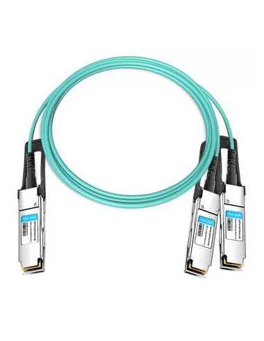 Nvidia MFS1S50-H003V Cable de fibra óptica e InfiniBand 3 m QSFP56 2x QSFP56 Azul