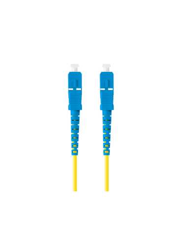 Lanberg FO-SUSU-SS11-0100-YE Cable de fibra óptica e InfiniBand 10 m SC Amarillo