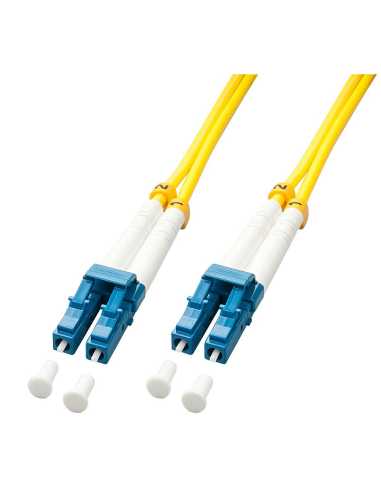 Lindy 47452 Cable de fibra óptica e InfiniBand 3 m LC Amarillo