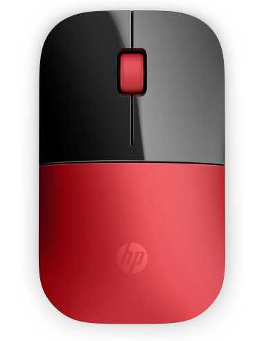 HP Ratón inalámbrico rojo Z3700