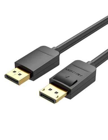 Vention Cable DisplayPort 1.2 4K HACBF DisplayPort Macho - DisplayPort Macho 1m Negro