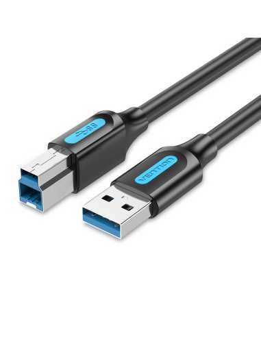 Vention Cable USB 3.0 Impresora COOBF USB Tipo-B Macho - USB Macho 1m Negro