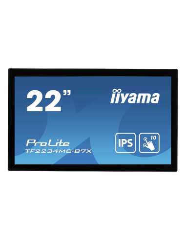 iiyama ProLite TF2234MC-B7X pantalla para PC 54,6 cm (21.5") 1920 x 1080 Pixeles Full HD LED Pantalla táctil Multi-usuario Negro